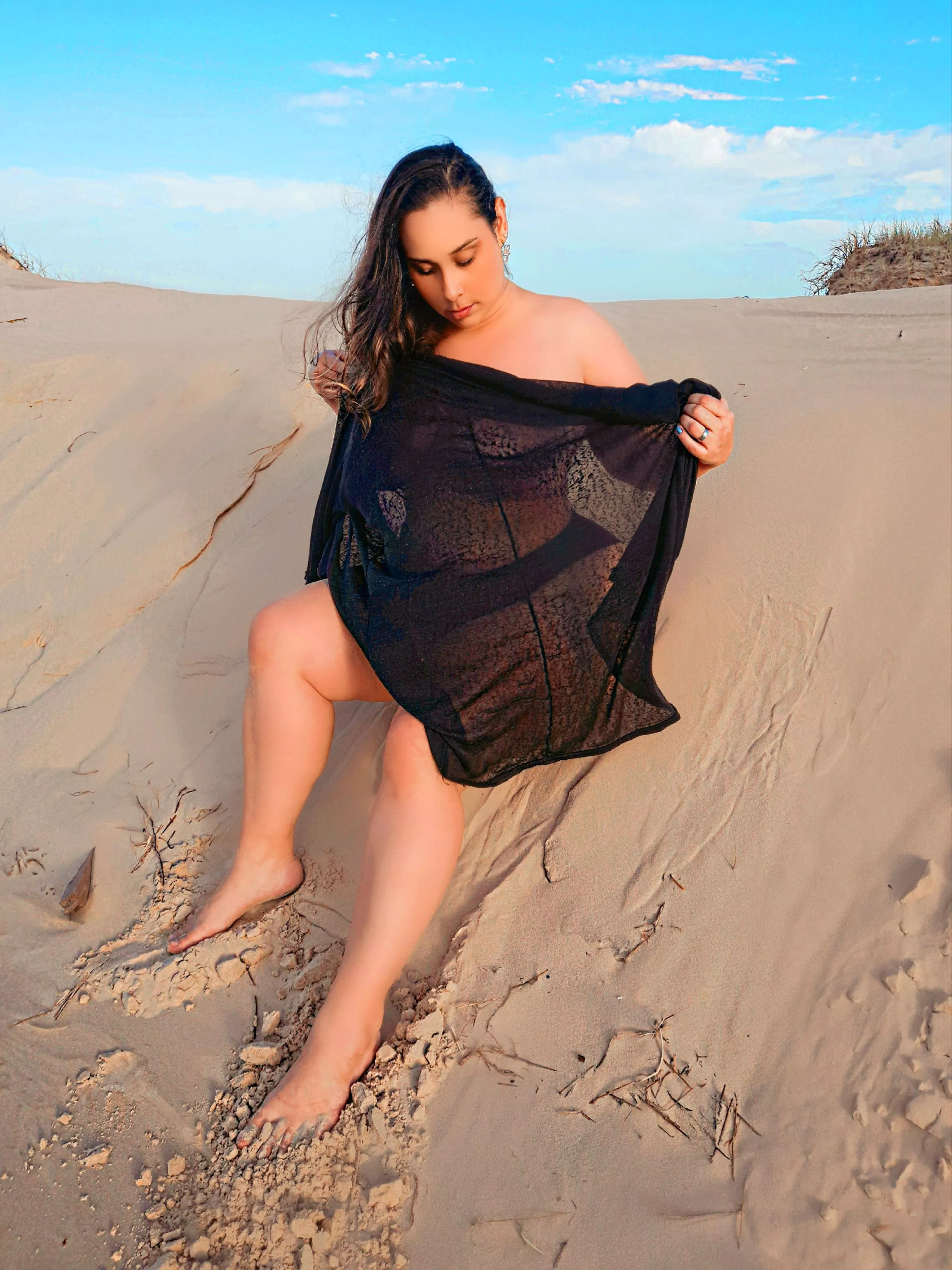 Me naked on the beach... posted by josyb_promotion