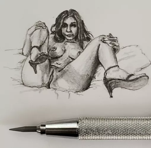 Miniature Nude by Jimmy by Jimmys_Paintings