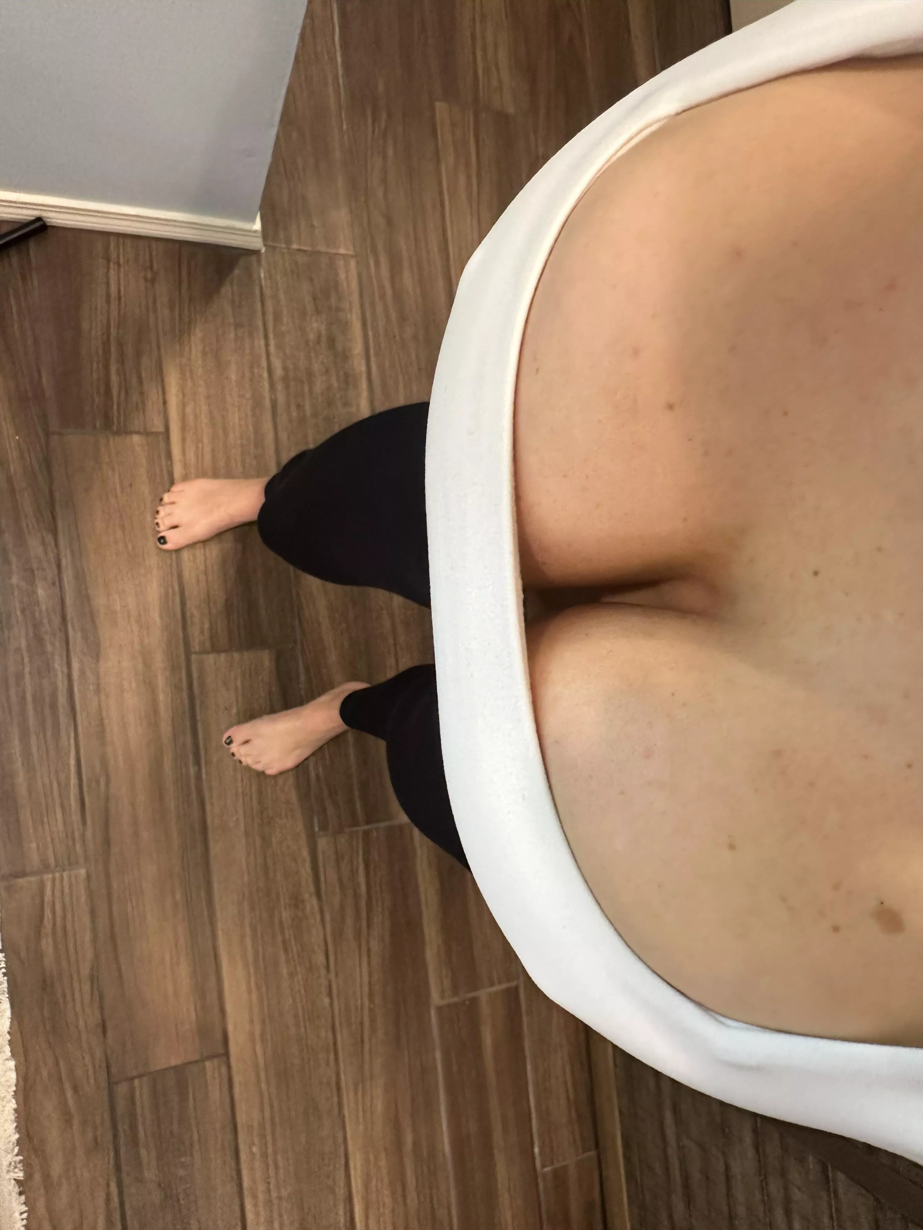 My POV of my tight ass sports bra posted by fitnesswife1983
