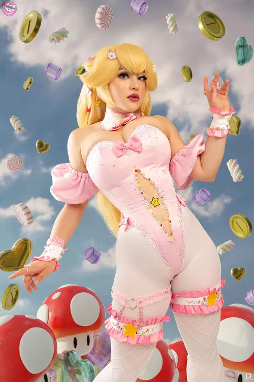 Princess Peach by ZoeVolf by ZoeVolf