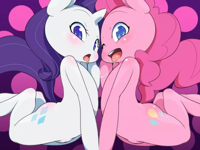 Rarity and Pinkie Pie (Mustang-Blaze) by netap