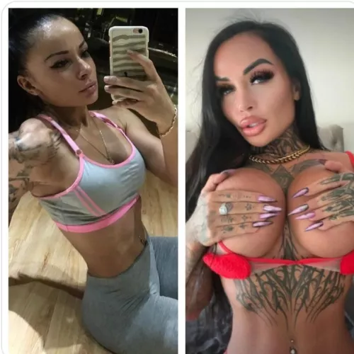 Rate my transformation by Allegra_Brunnet