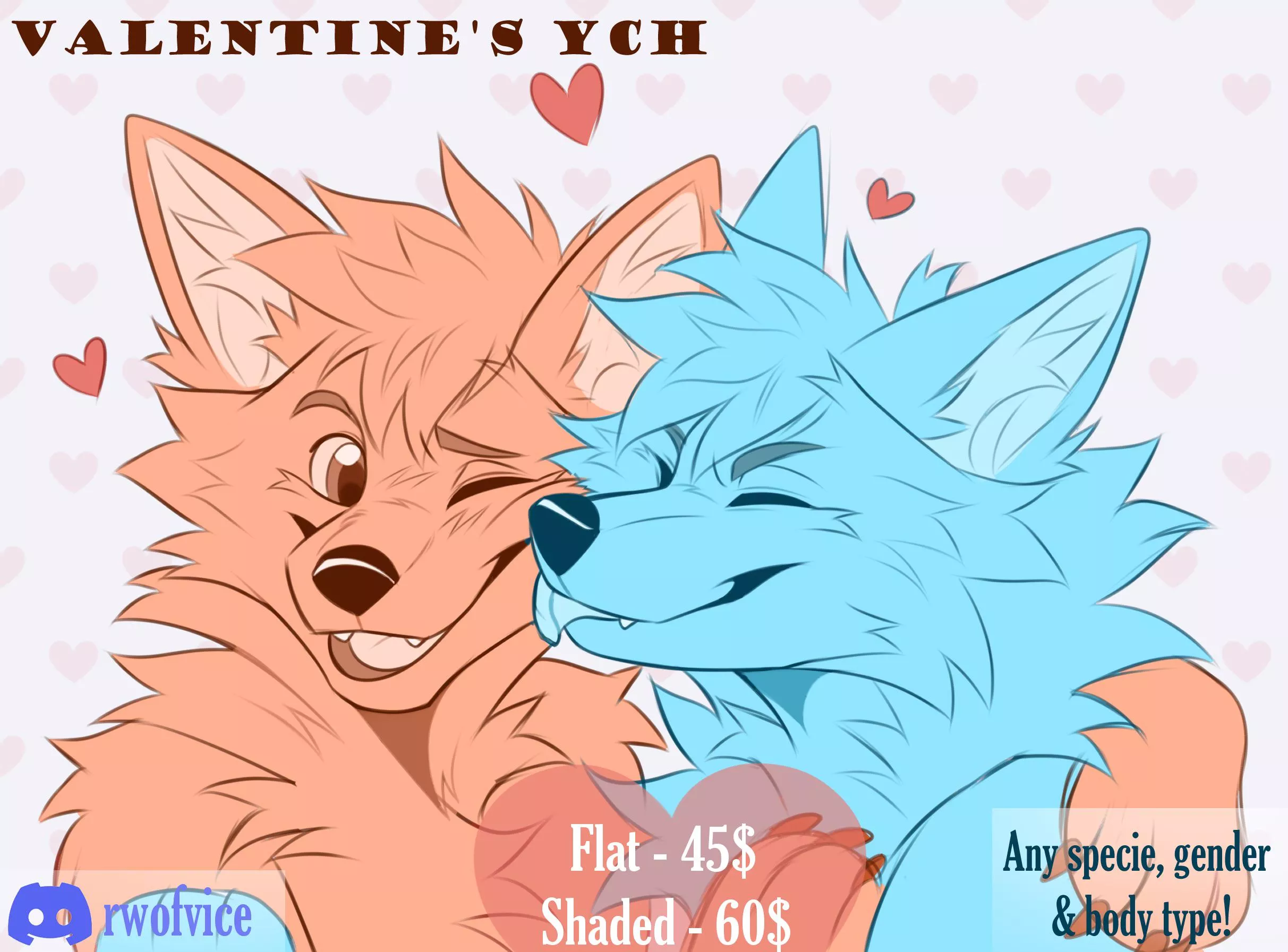 Valentine's YCH! 5 slots only posted by Commercial_Ad_7504