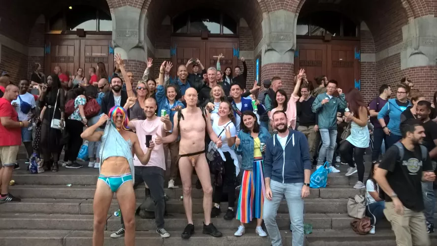 At Pride Amsterdam 2019, It was great to be naked surrounded by so many people! by ExcellentContract677