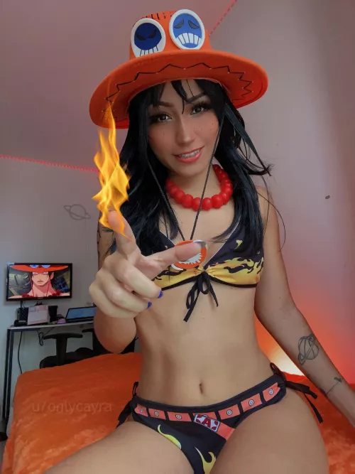 Bikini Ace from One Piece by Cayra by OnlyCayra