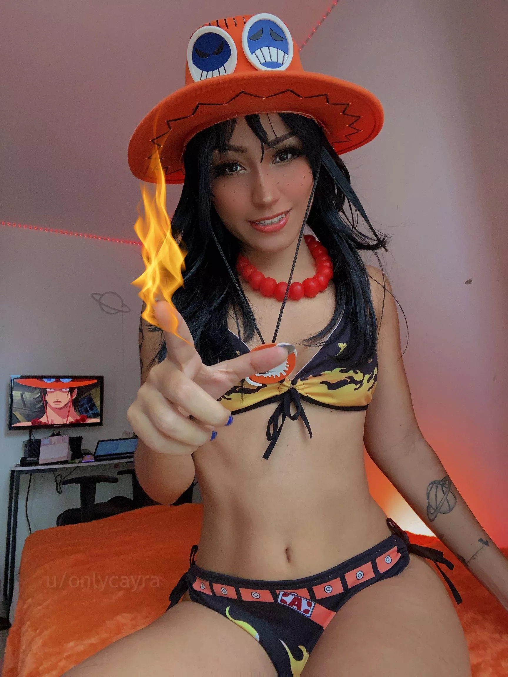 Bikini Ace from One Piece by Cayra posted by OnlyCayra