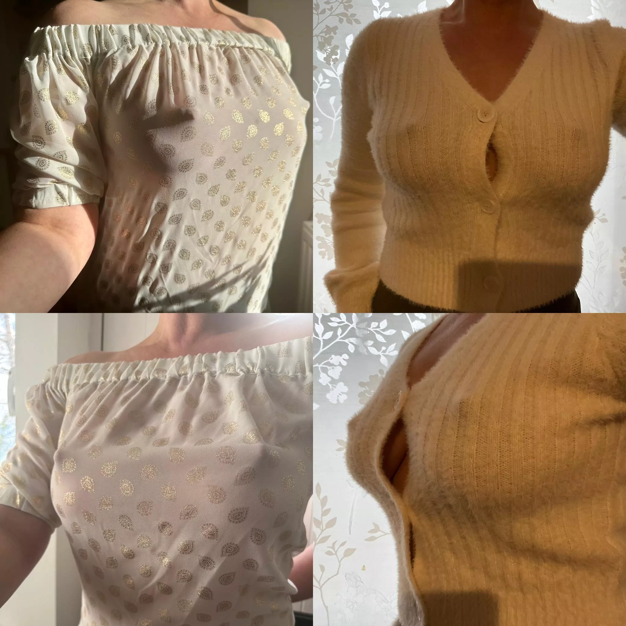 Can’t decide what top to wear to work today. posted by Zealousideal-Fix-967