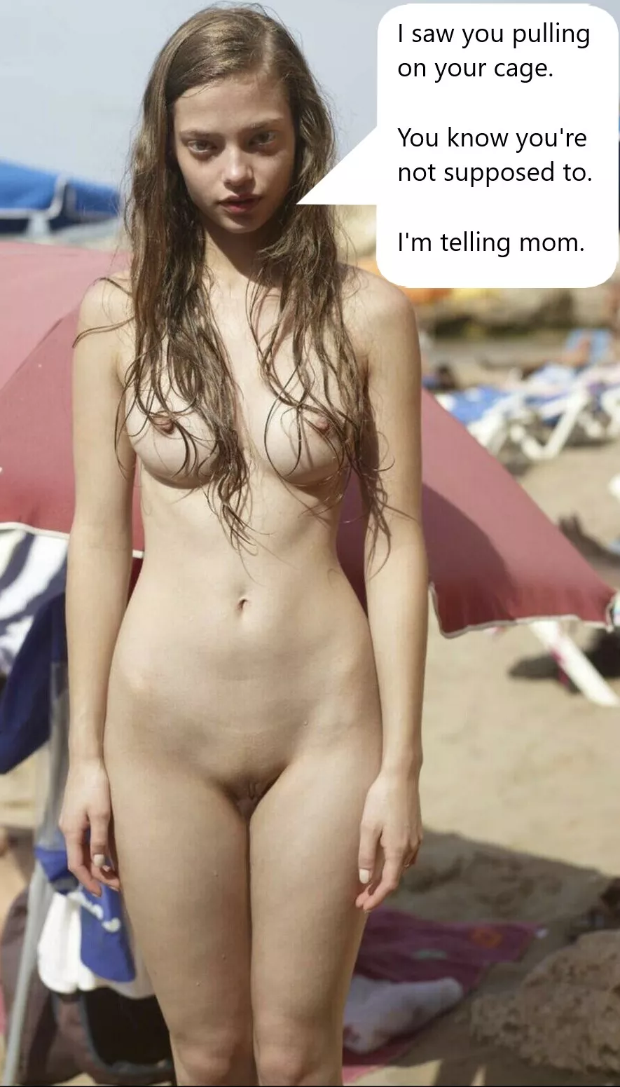 Chastity Fantasy: Caption 401. You never were able to control yourself. posted by wellhowaboutmaybe