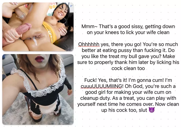 Cuckold Creampie Cleanup by SexJinn