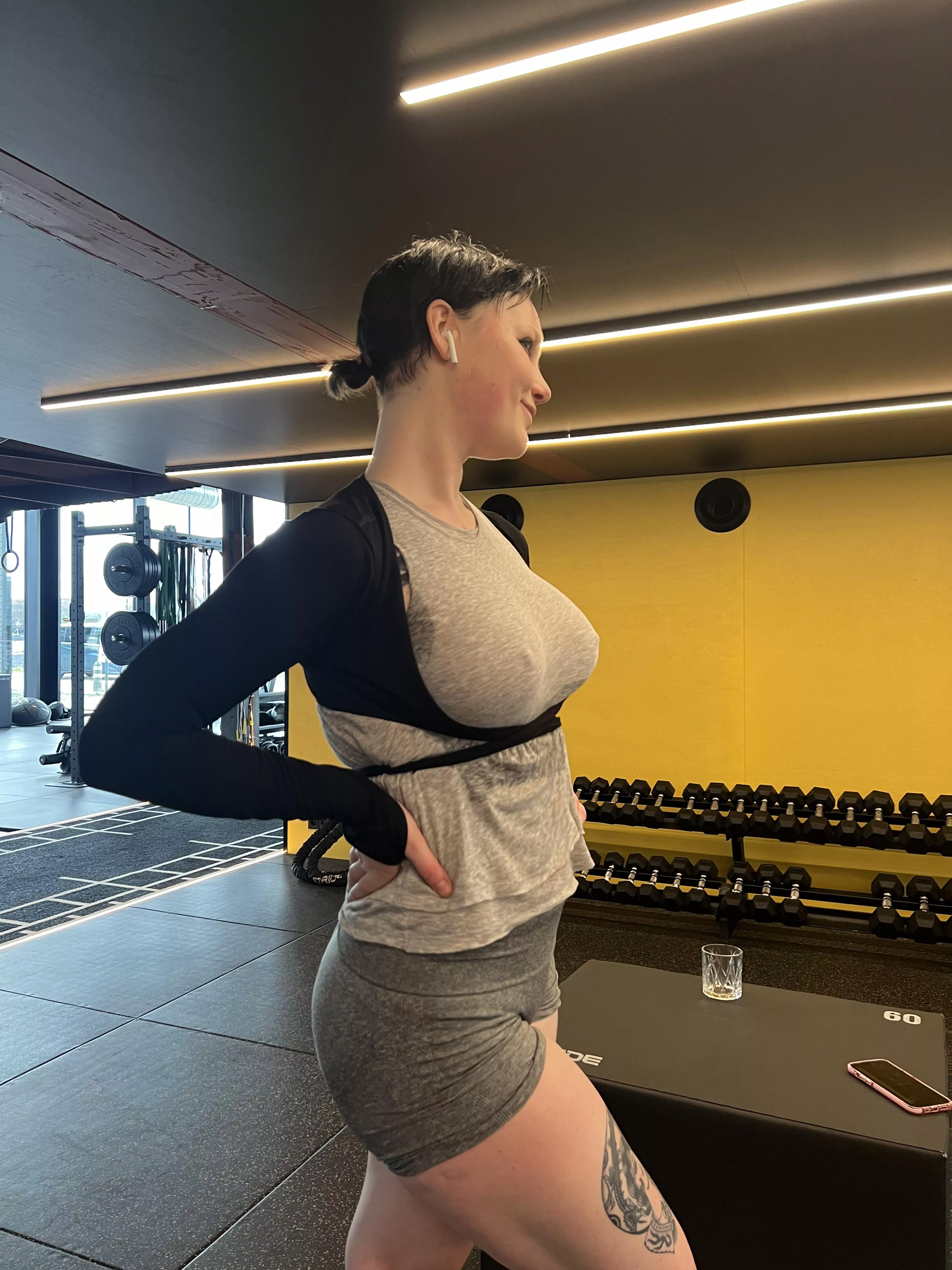 Doing naughty stuff in the gym posted by Infamous-Albino