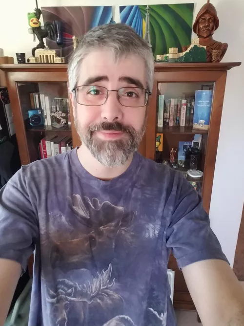 First post! Wanted to commemorate my favorite old shirt before I finally retire it. Have a great weekend! by Ok_Emu9865