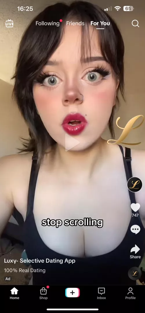 Girl from the TikTok Luxy ad? by Automatic_Hope_5470