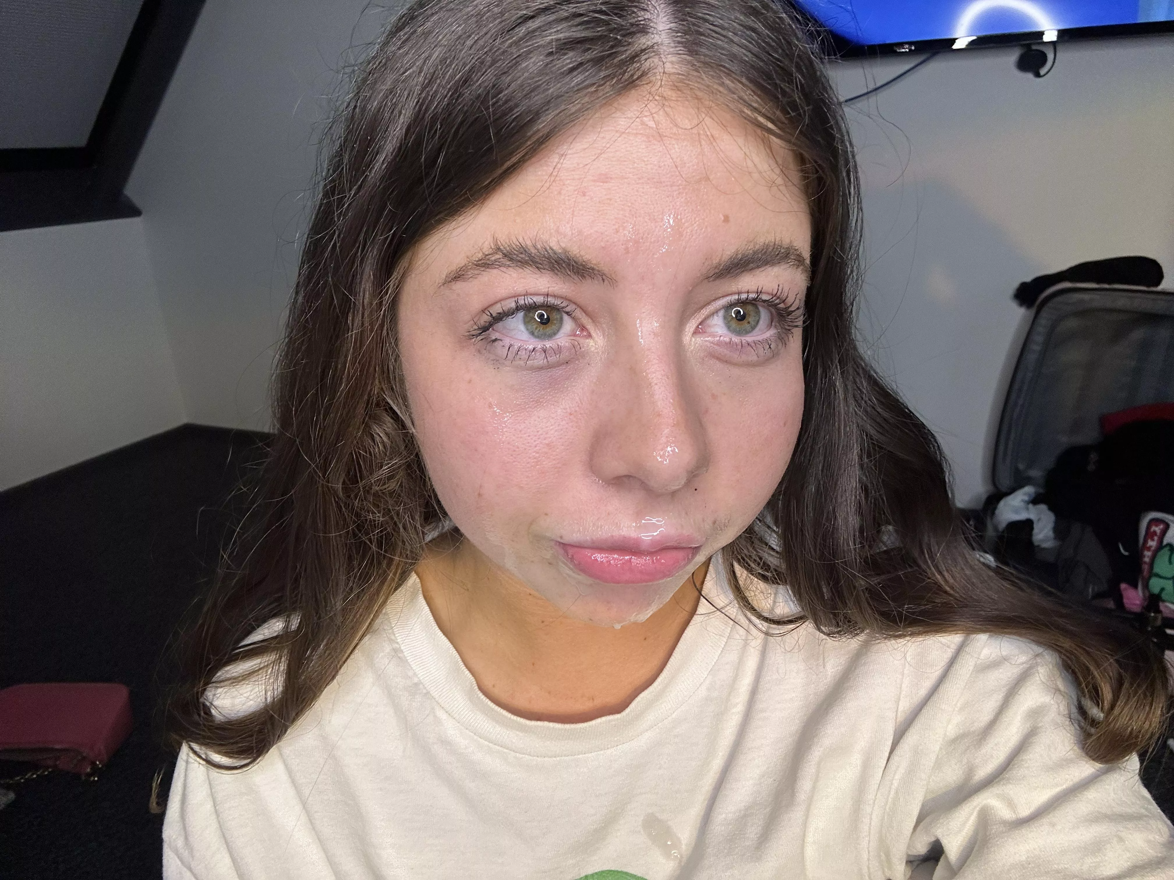 I crave for more cum on my face. Would you? posted by Travel_Mindless