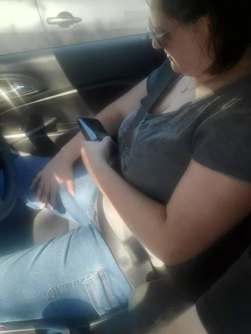 I got play with and taking pics of my bulge by hotwife_hufflepuff