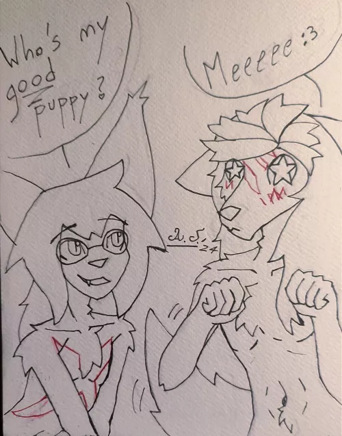 Inked the silly stuff (By me- 09/02/2024l by Dalek_Sath