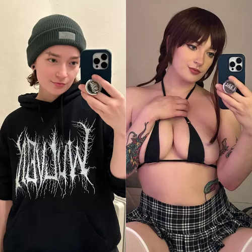 It’s hard to believe both are me! Which would you choose? by cutelittlelane