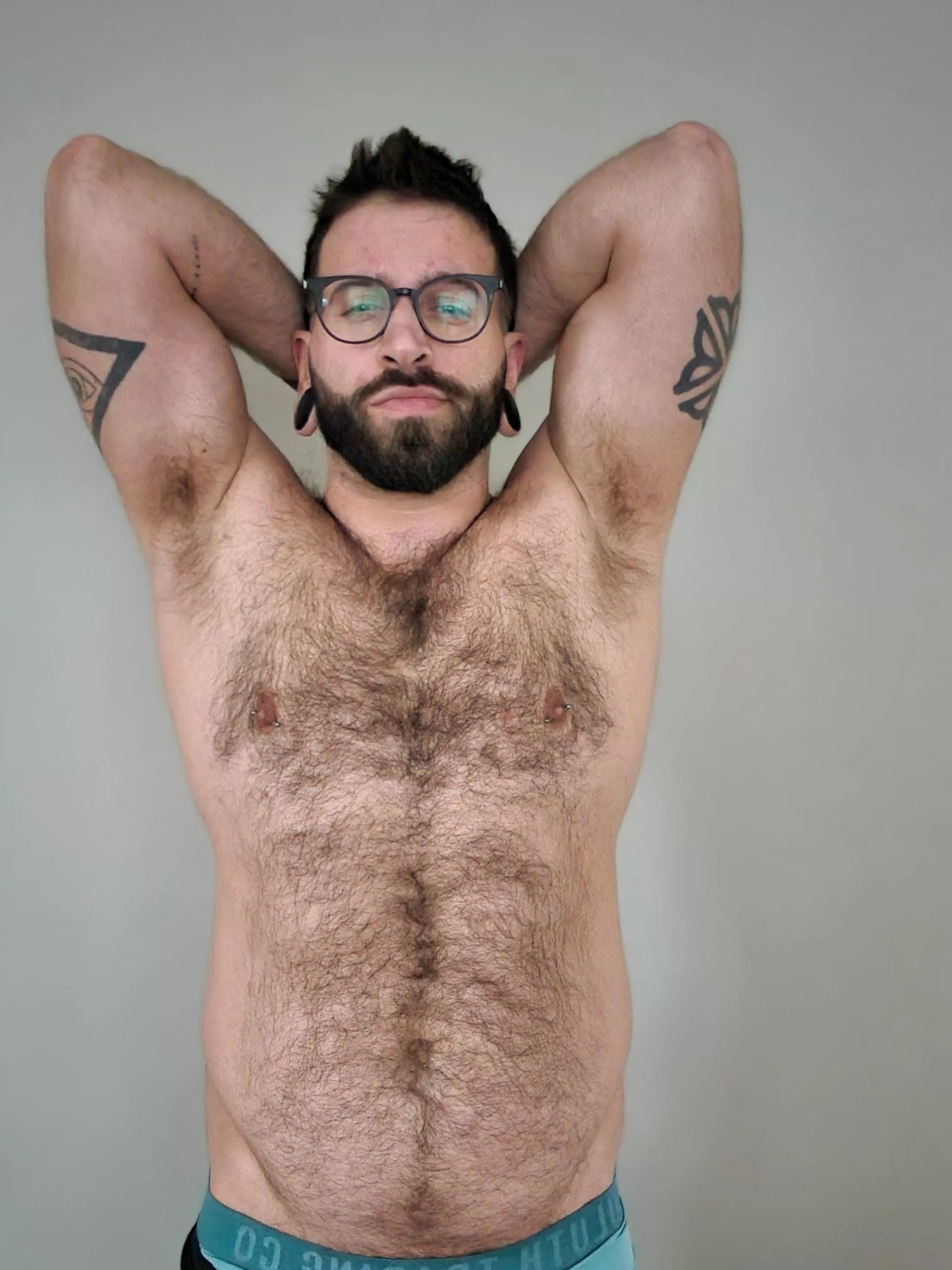 I've been getting more hairy as I get older. 😋 posted by BackUpPlans