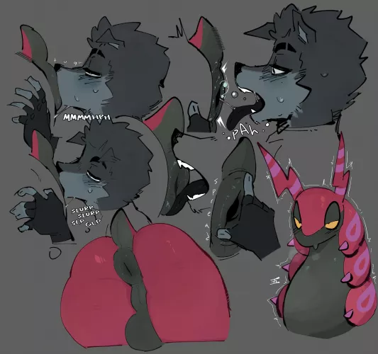 [MM] Eating a tasty Scolipede donut! [goonie-san] by elanUnbound