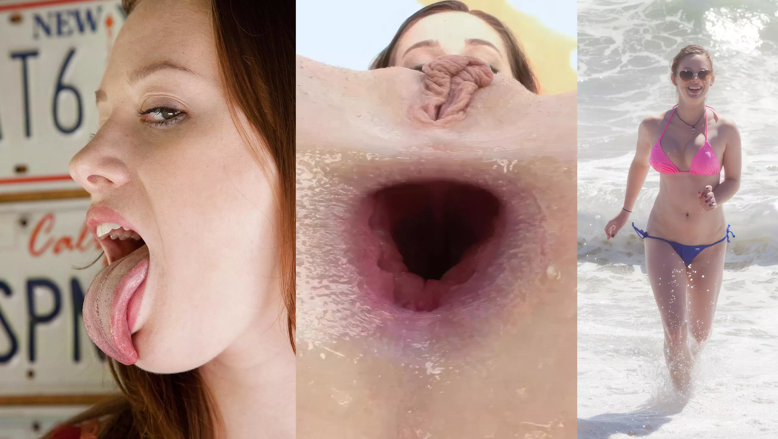 Pretty face, pretty hole posted by Destined2SuckAsshole