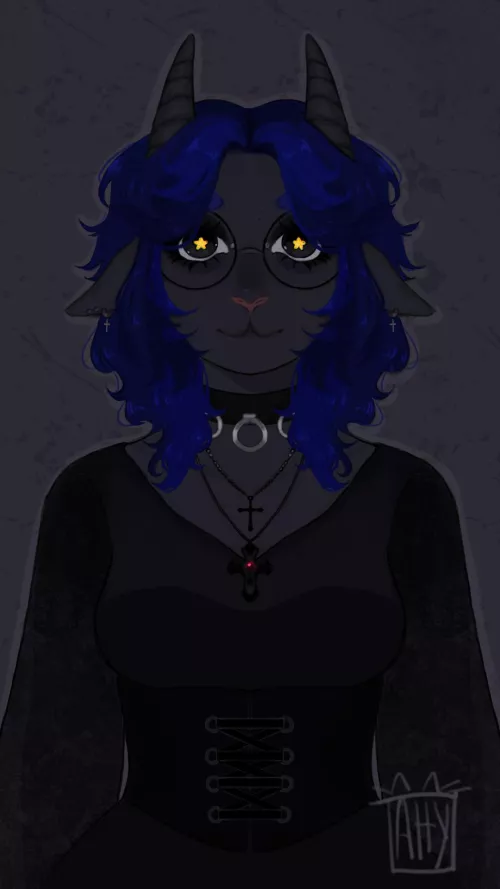 Updated my fursona! by atty_s_here