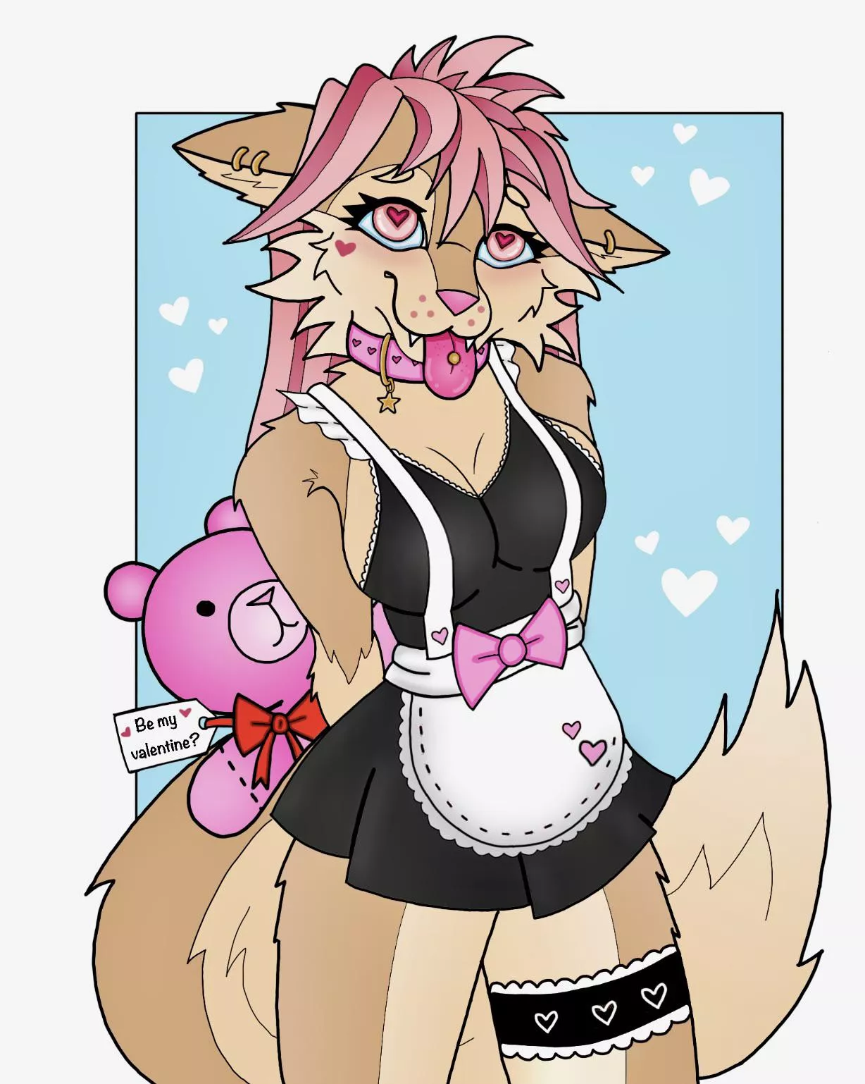 Valentine’s Day maid [f] (art by me!) posted by TreacleEffective2513