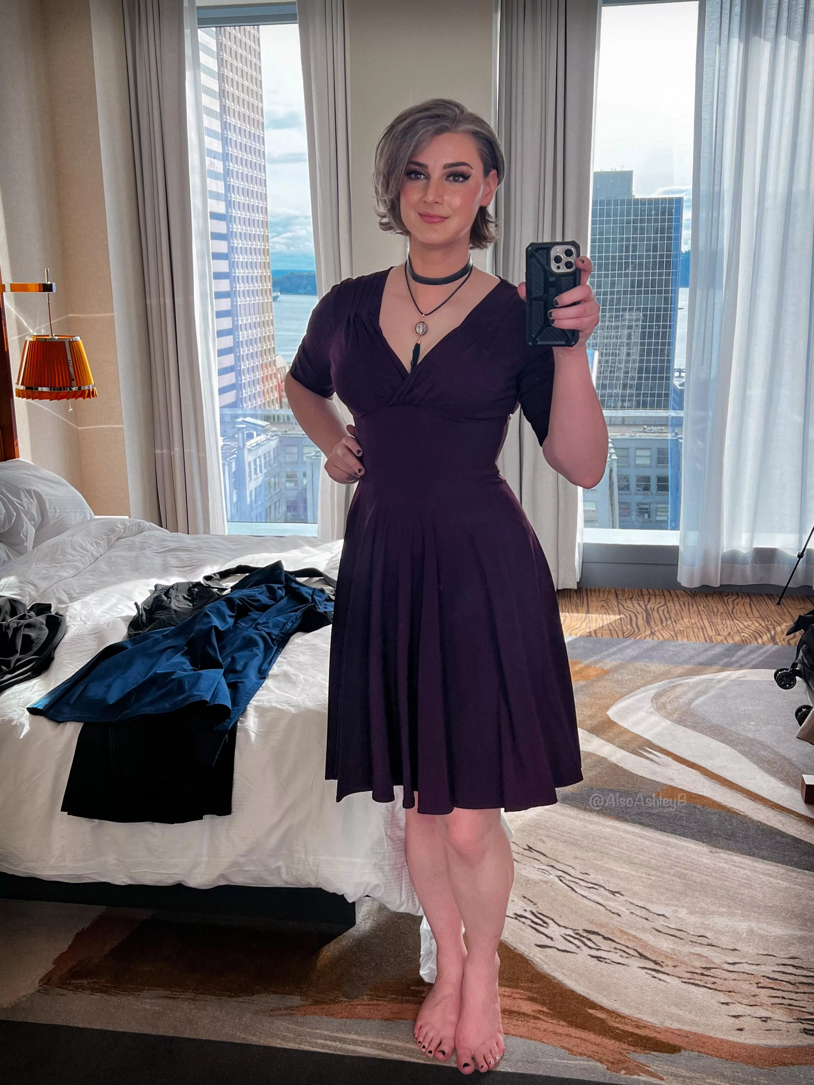 Went thrifting for dresses this week... this was my fav 💜 posted by AlsoAshley