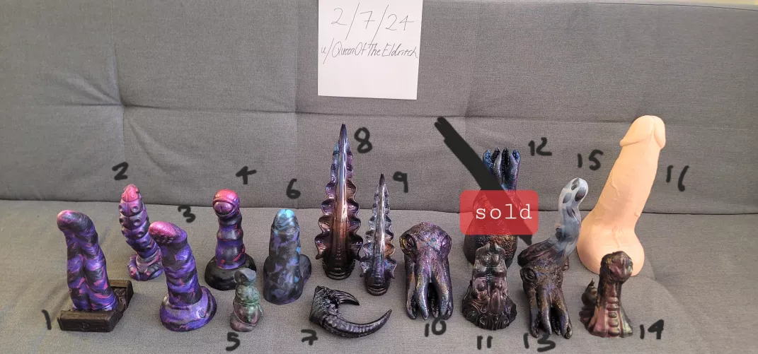 [WTS] 15 Toys, Tentacles and Monsters by QueenOfTheEldritch