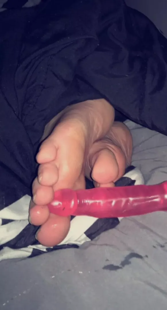 Dildo on my toes ;) rate plz 1-10? by Kind_Sock_9521