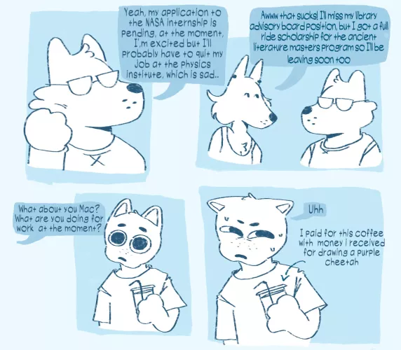 Having smart friends is wild by macpaws