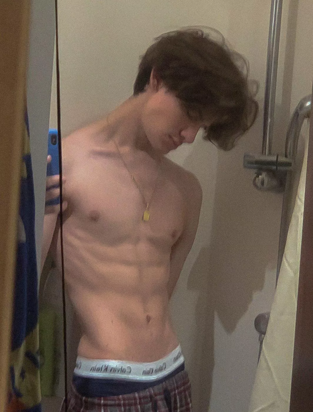 If i walked in on you with no shirt on what would you do? posted by Anxious-Ad2947