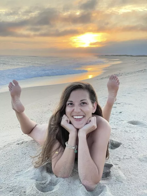 Nothing like some foot poses on my private beach 😉 by Keeley_Cutie