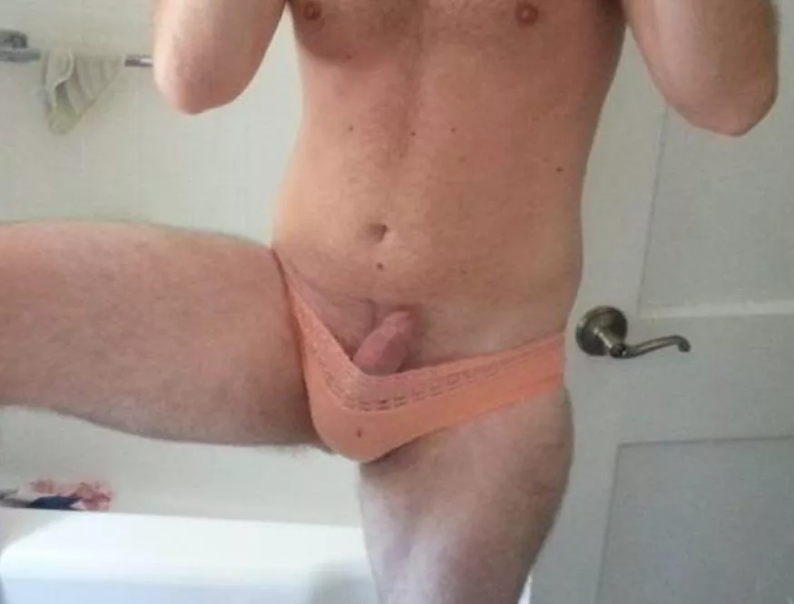 Perfect fit. Wife's panties posted by CarDifficult610