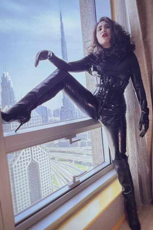 Shiny with a View! by Domina_Fire