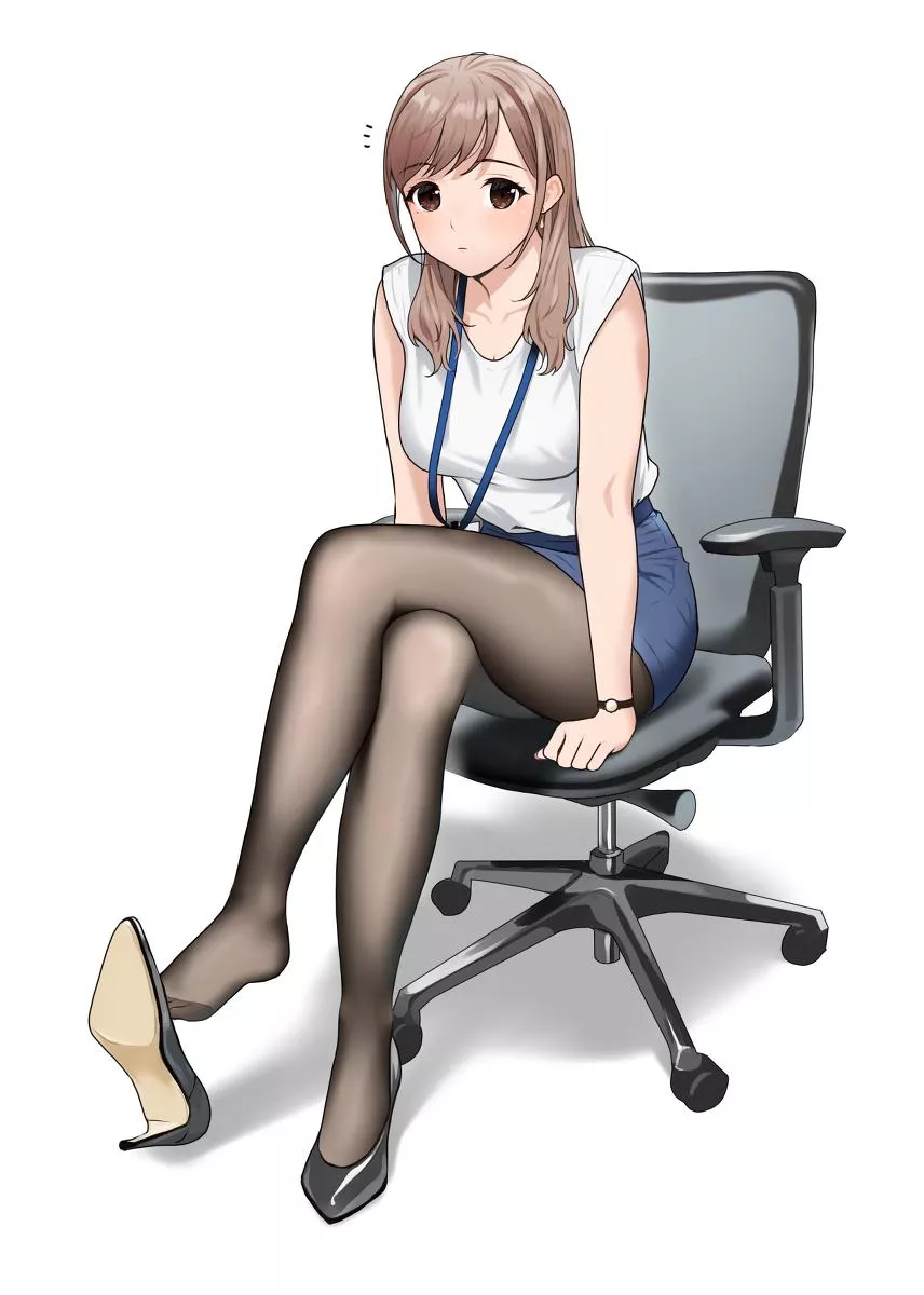 Sitting In Her Chair [Original] posted by A_MASSIVE_PERVERT