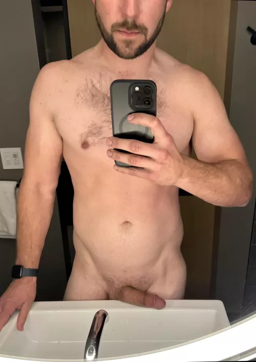 Sometimes after a long day of carrying around your cock it’s nice to just rest it on the counter by thisandthatfun