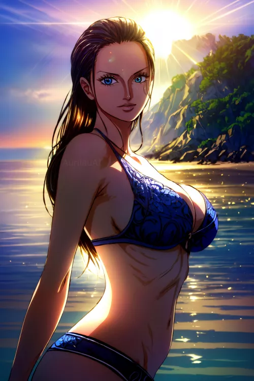 With the sun rise 🌞 Robin eyes shine like a blissful star 🌟 by une_piece