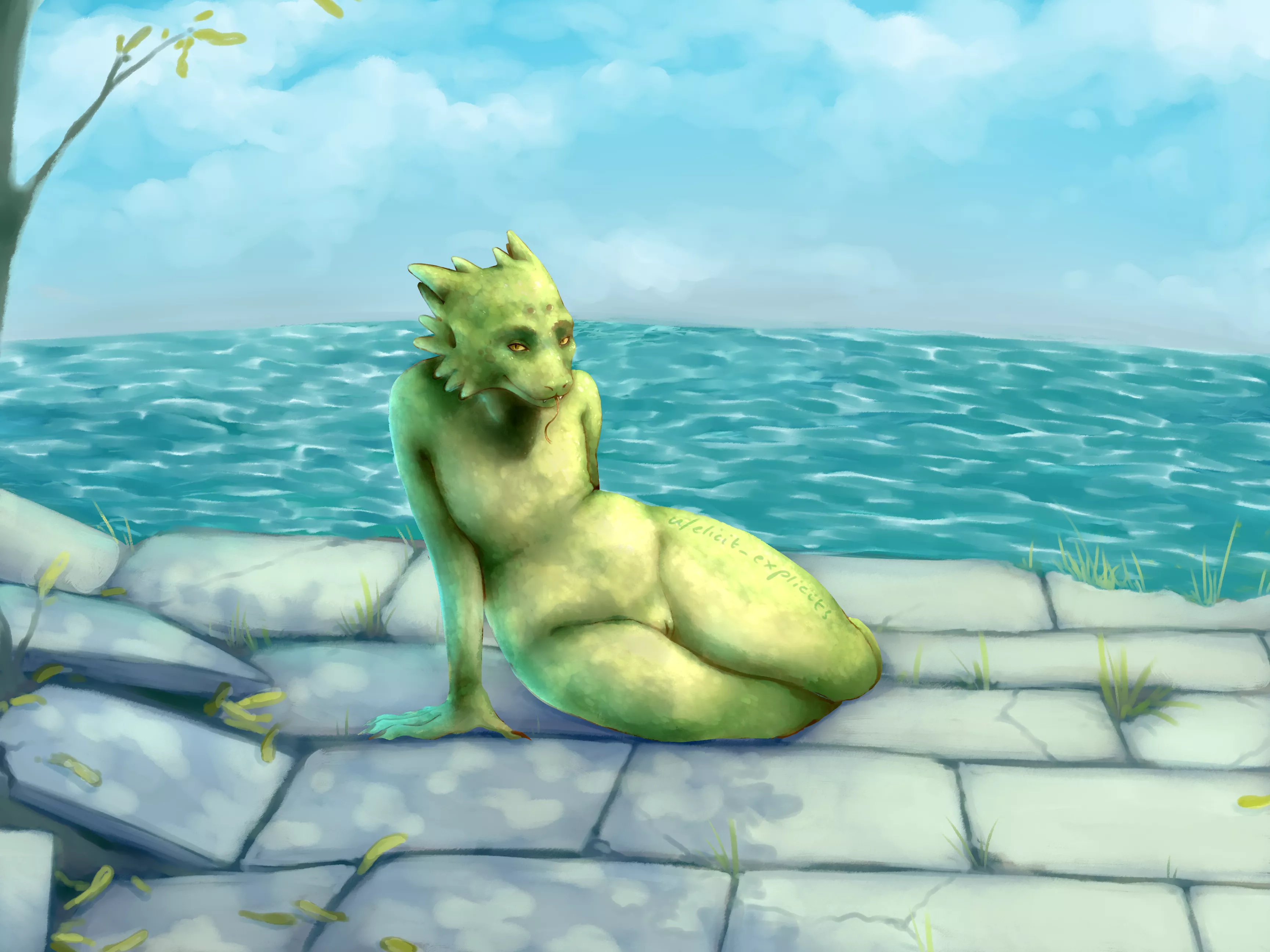 A little bit of seaside sunbathing (u/elicit_explicits) posted by elicit_explicits