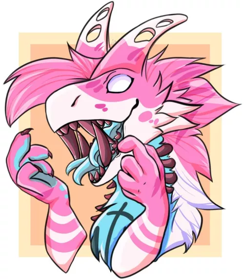 ahhh~ (art by me) by Sixy_uwu