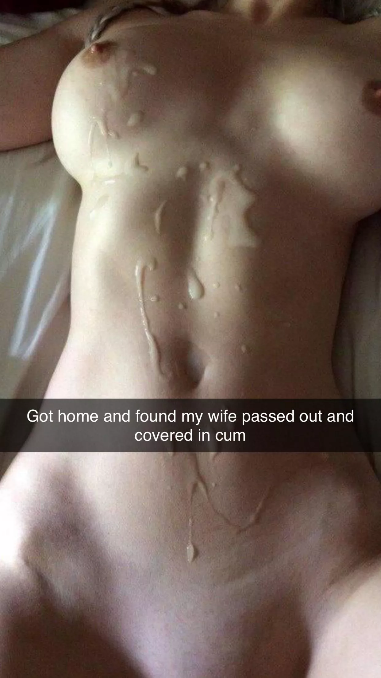 Covered in cum posted by WhiskyOwlOffical