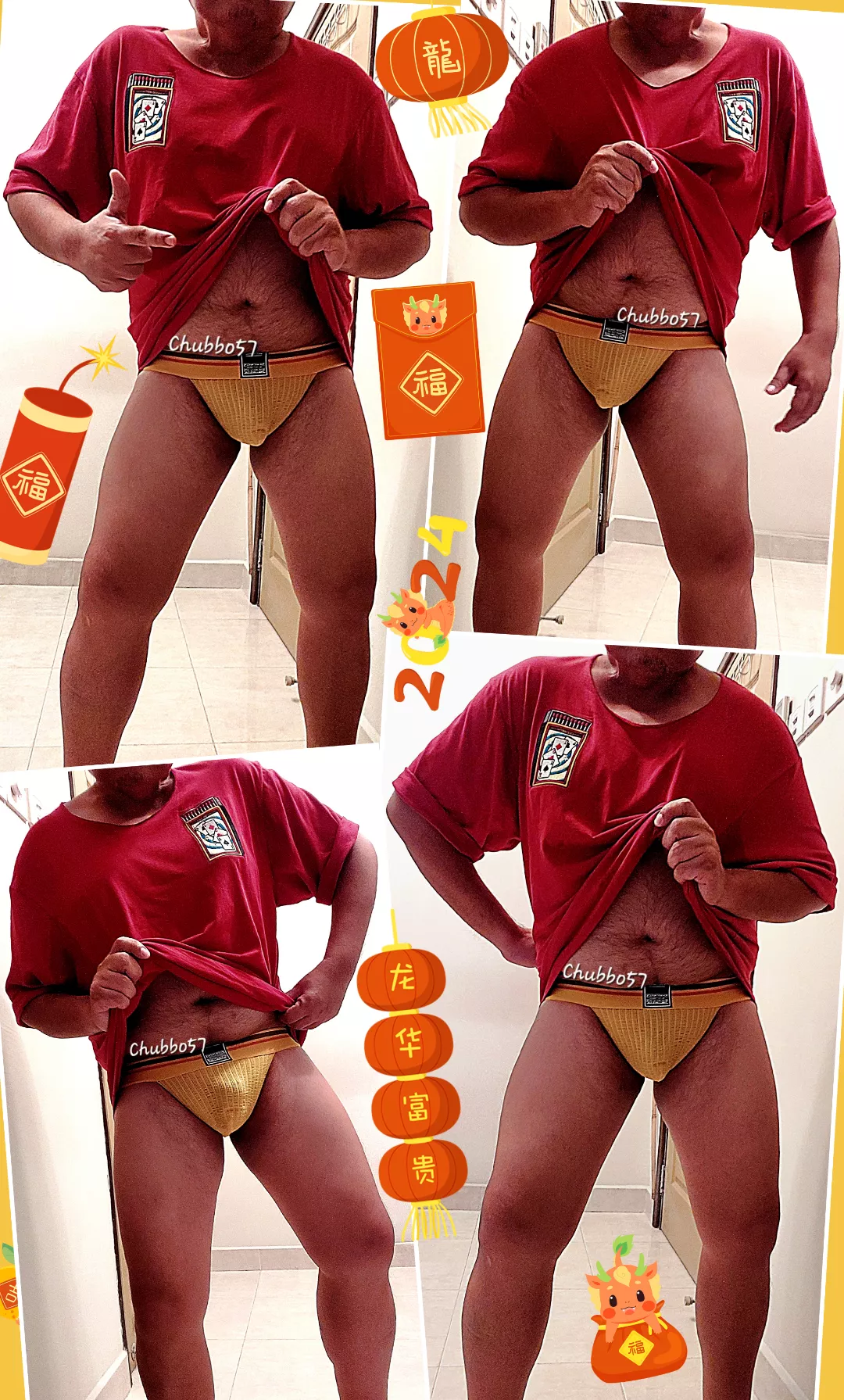 Here's wishing all my wonderful followers (and hopefully, new fans), a wonderful Lunar New Year of the Dragon🐉Kong Hei Fatt Choy! 👲🏽🐲🍊🧧🎍 posted by chubbo57