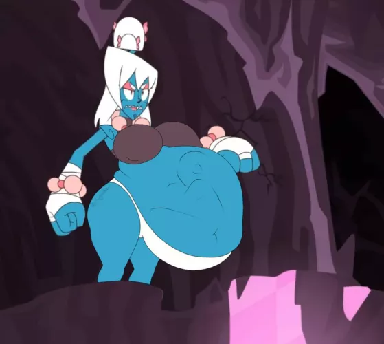 {image} That hot plant girl from mystery skulls if she wasn't fucking stupid [Art by DakuGacha] [F pred] [Oral vore] by SuggestionThick9848