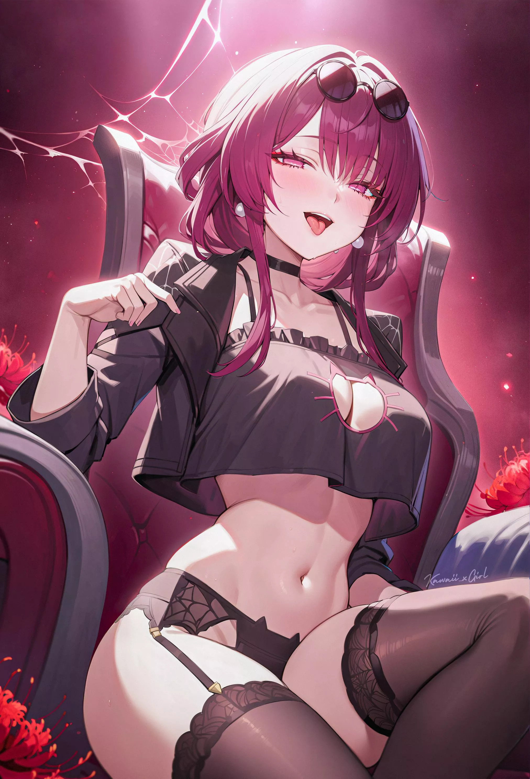 Kafka on her Throne [Honkai Star Rail] posted by CheetahSperm18