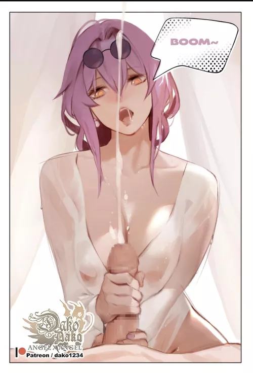 Kafka taking a big load out of him by Sairari3