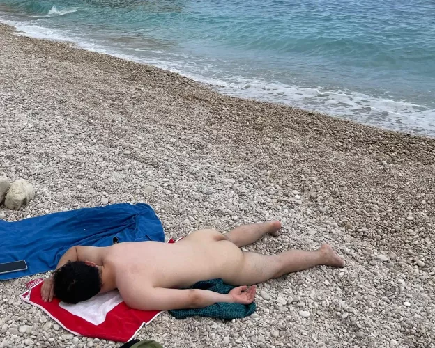 Love a nude beach - come with me some time? by UKGayGuy95