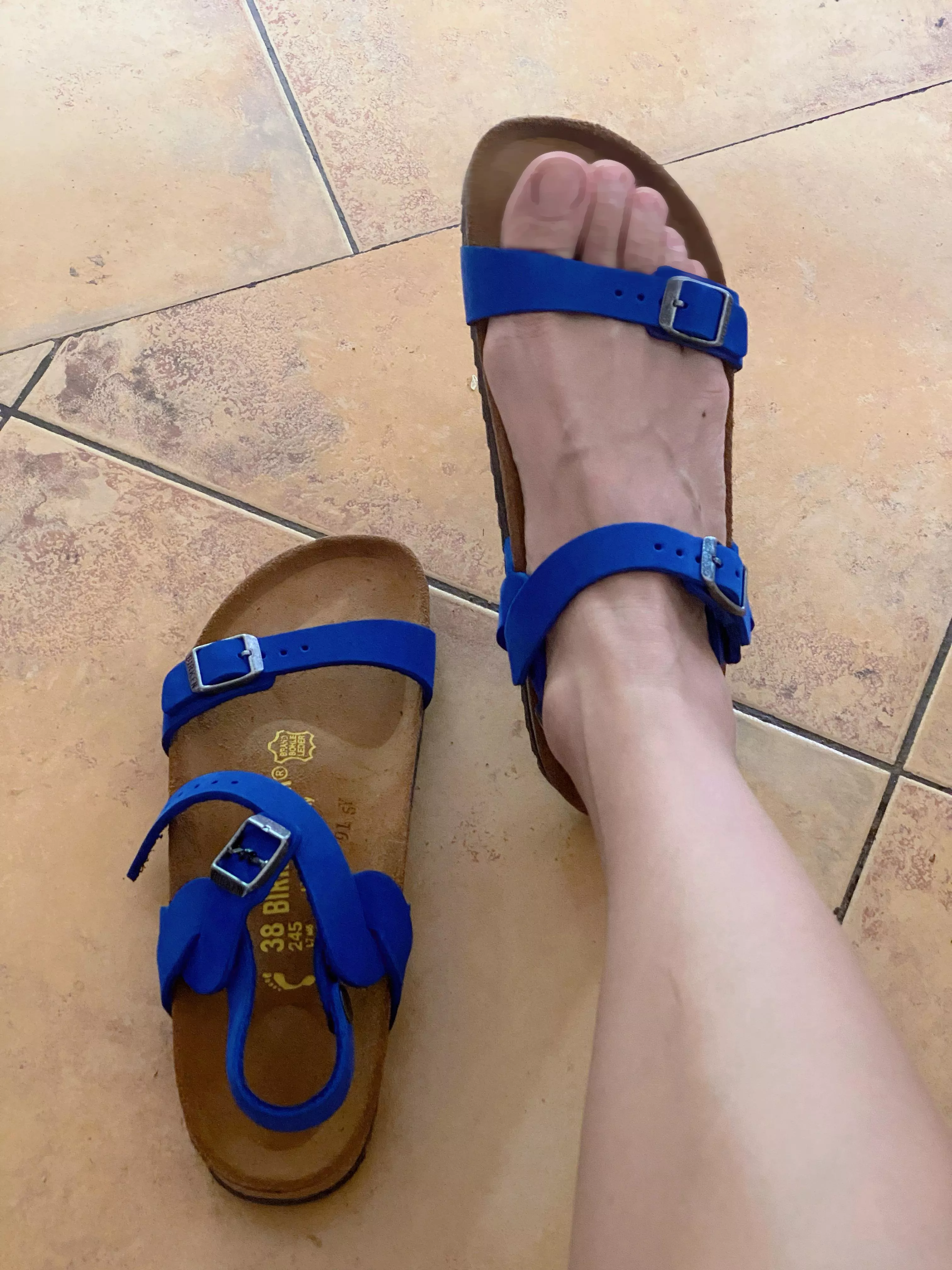 My nth pair of birkenstock. 💙 posted by Biratkahang