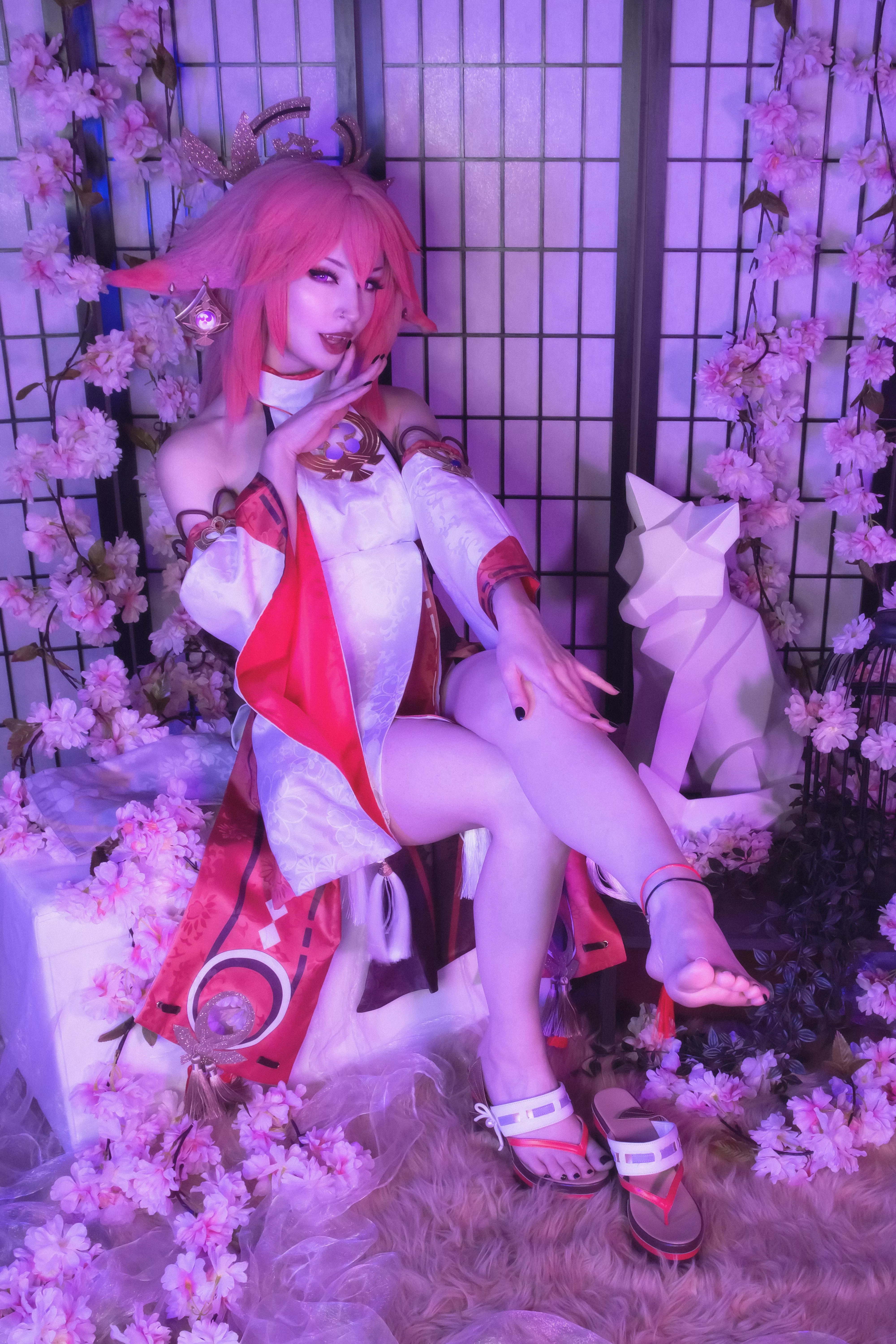 My Yae Miko cosplay from Genshin Impact (Shiroktsne0 posted by Weird-Doughnut7002