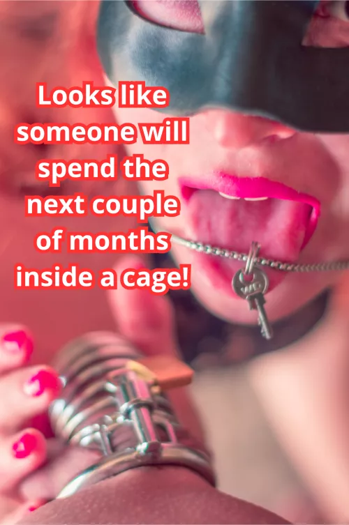 No matter how much you beg, I won't let you out! by MaiaRedhood