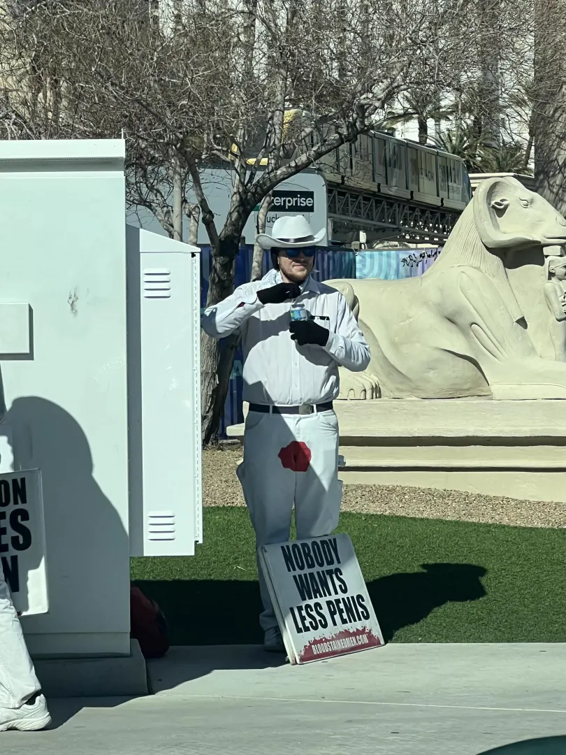 Protestors in Vegas for the Super Bowl posted by NotJoshhhhh