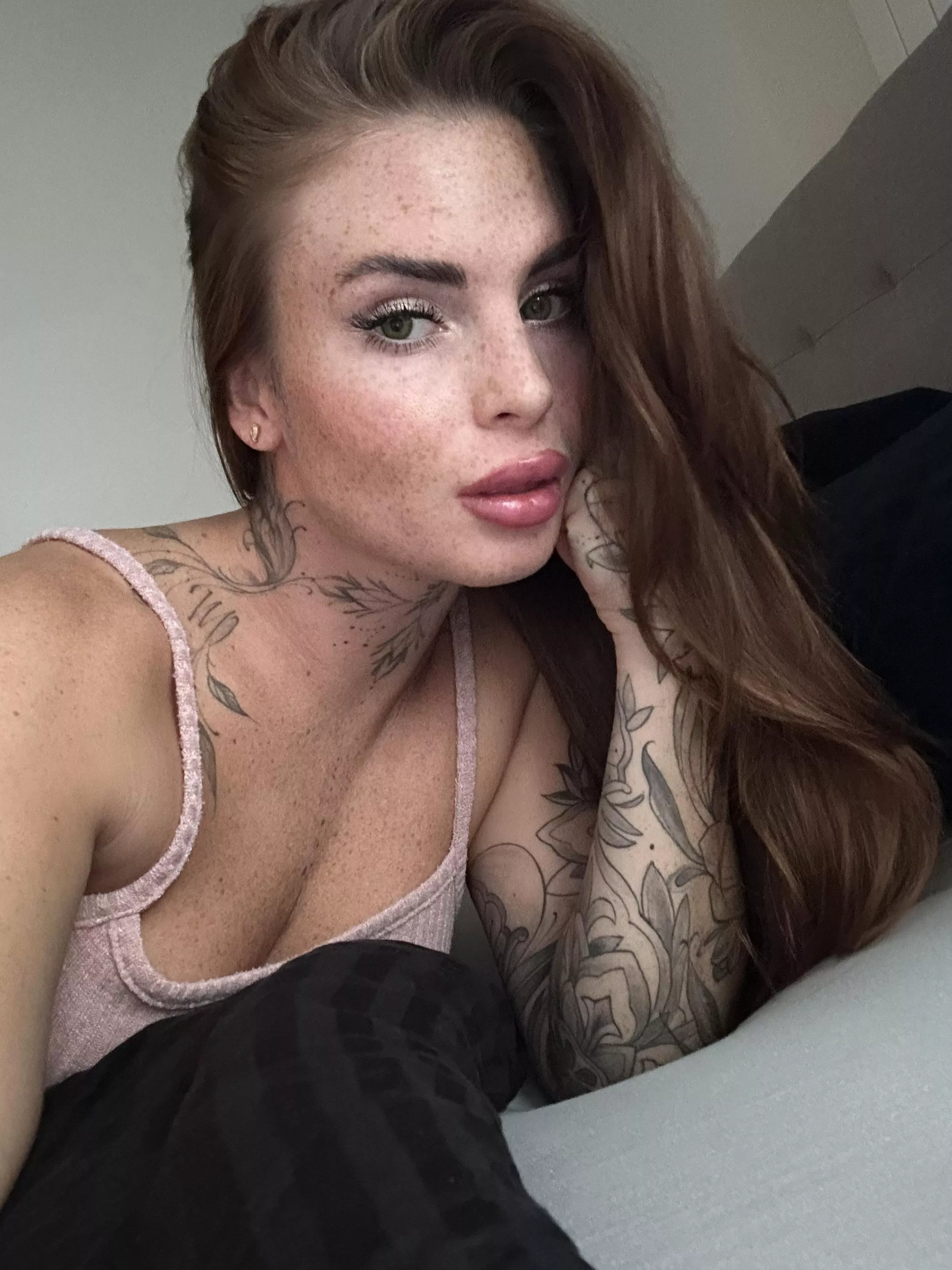 Redheads enjoy being pushed against the shower wall posted by Selfie_lover