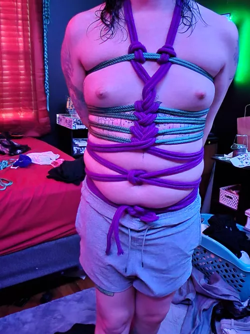 Saw this heart and corset combo tie on insta and just had to try it by swtchitupalt